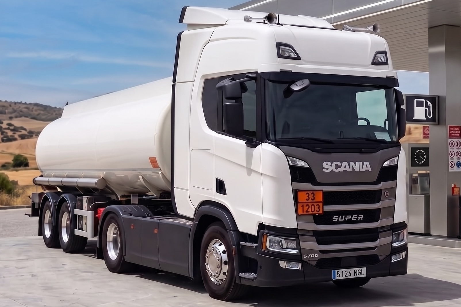 Cabeza tractora de Transportes Saiz